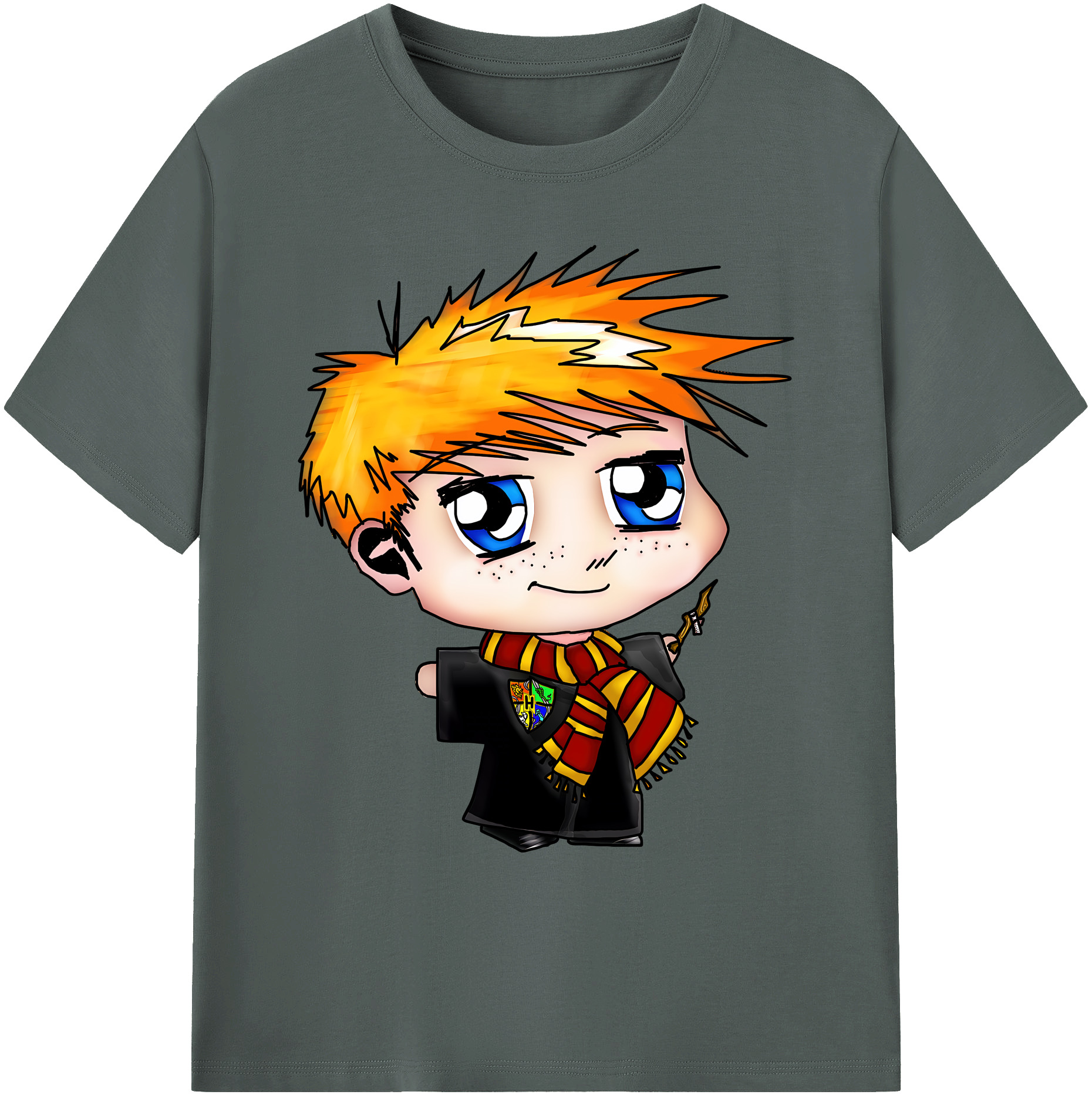 （画像用） Harry Potter ハリー・ポッターシリーズ 綿100％ メンズ半袖Tシャツ｜肌触りやわらか＆通気性